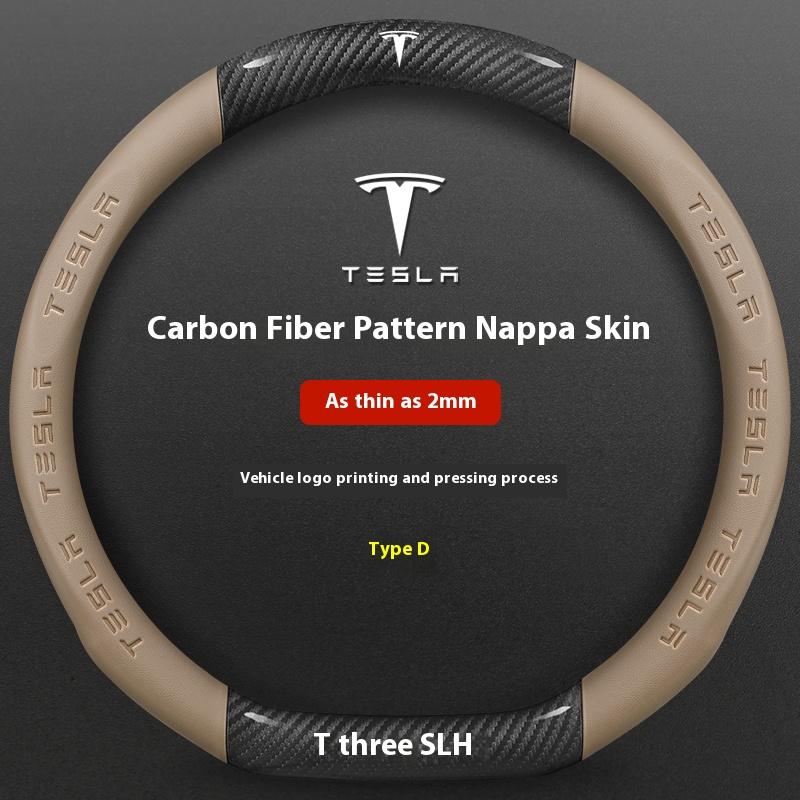 Car Steering Wheel Cover For Tesla Model 3 Model S Model Y Model X Roadster 2019-2025 Auto interior Steering Wheel Accessories