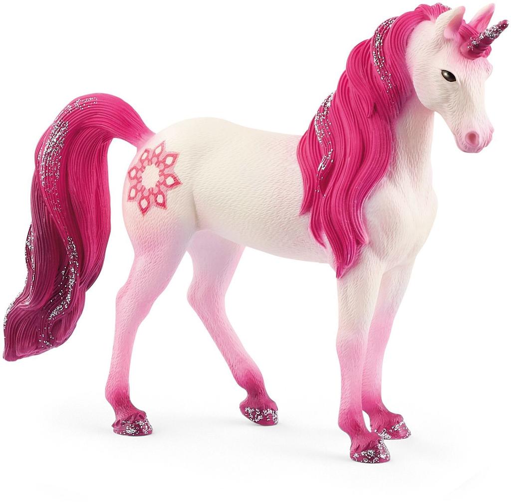 Figurine Licorne jument Mandala - Tatouage rose - Schleich 70717 Bayala®