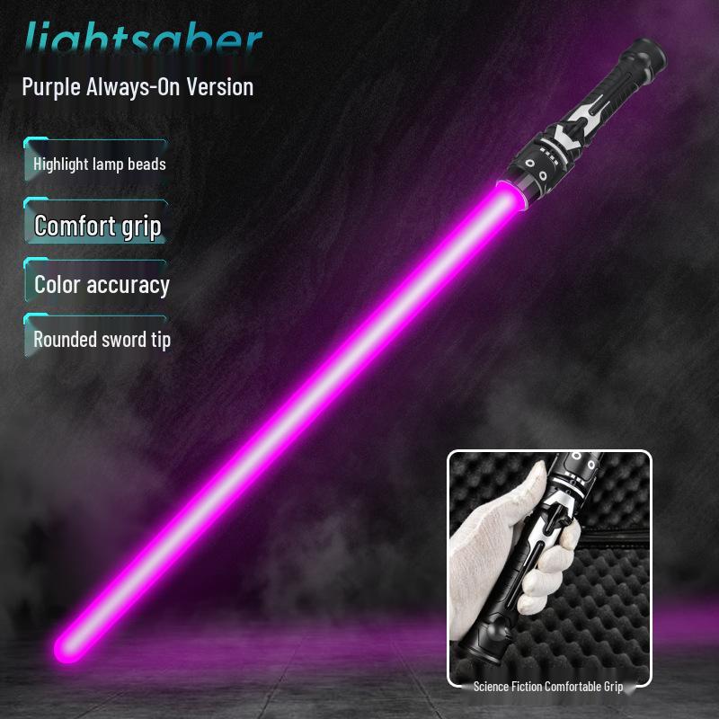 Two-in-One Telescopic Lightsaber Toy for Kids - Luminous Star Wars Laser Sword