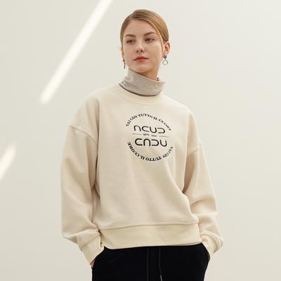 ACUD Boucle Logo Sweatshirt_Ivory