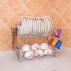 ZISIZ Double-Layer Kitchen Dish Drying Rack