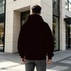 Men's 2D Print Cotton Hoodie, Breathable Loose Fit Casual Sweatshirt Perfect for Thanksgiving, Daily Outdoor Wear, Soft Comfortable Mens Hooded Pullov