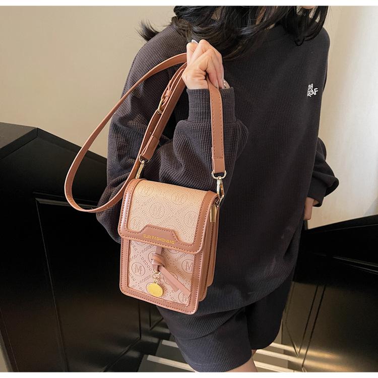 Fashion mini square bag women's new high-end versatile shoulder messenger bag mobile phone bag