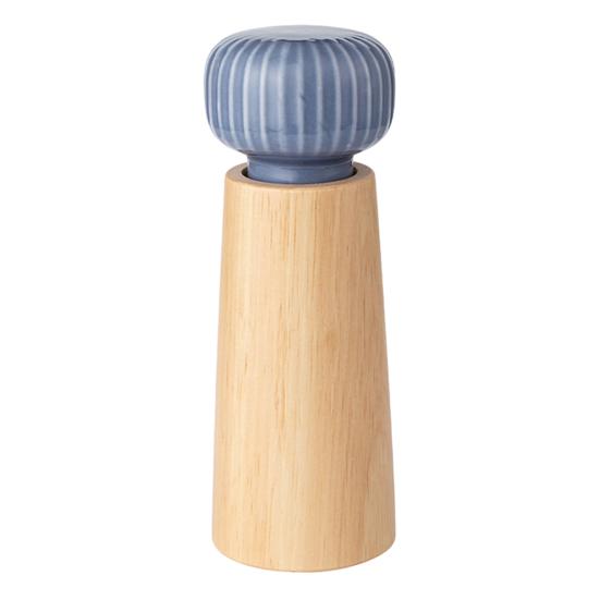 Yousheng Wooden Pepper Grinder Manual Salt And Pepper Mill Adjustable Coarse-grained Grinder Refillable Salt Mill with Ceramic Lid for Salt Pepper