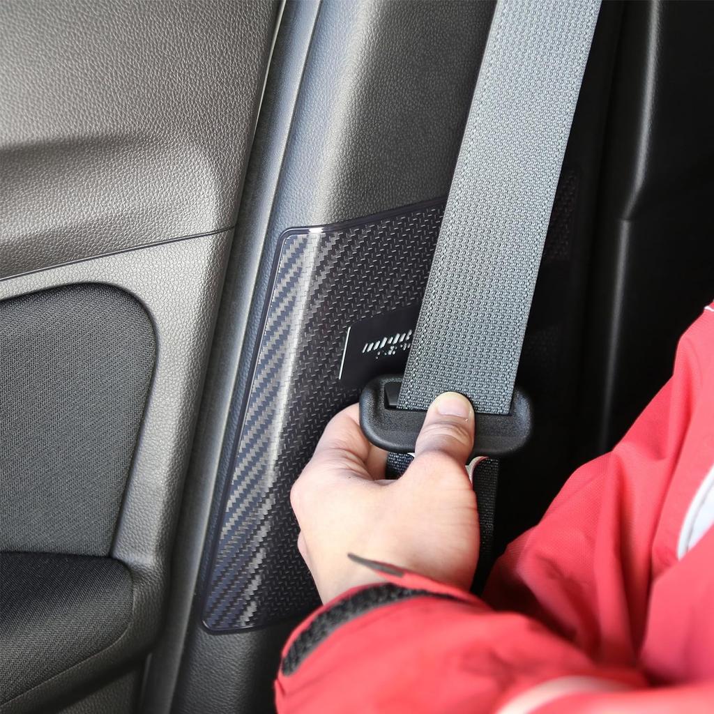 MONSTER SPORT Seatbelt Protector for Suzuki Swift Sport [ZC33S] / Swift [ZC83S, etc.] (2-pack) - Scratch Prevention, Interior Protection, Made in Japa