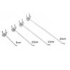 5Pcs Durable Home Hang Fits Panel Holder Display Hooks Storage Racks Retail Shop Peg Goods Shelf