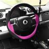 Auto Pravá kůže ruční šití potah na volant dekorace interiéru Příslušenství Pro 09-14 Smart 451 Fortwo