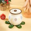 Wooden Stackable Christmas Tree Coasters Heatproof Dining Accessories With Seasonal Decorative Functionality