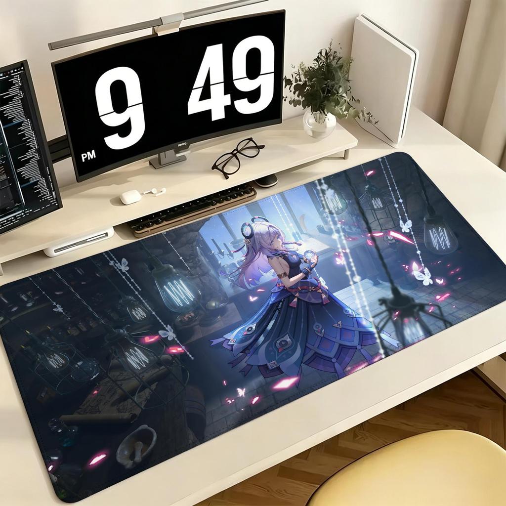 Genshin Impact Citlali Pro ESports Xxl Gaming Mousepad Extra Large NonSlip Stitched Edge Keyboard Laptop Desk Mat For Pc Gamer