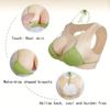 Silicone Fake Breast Plate  B/C/D/E/G Cup Round Neck Hollow  for Transgender People Crossdressers and Breast for Fashion and Comfort