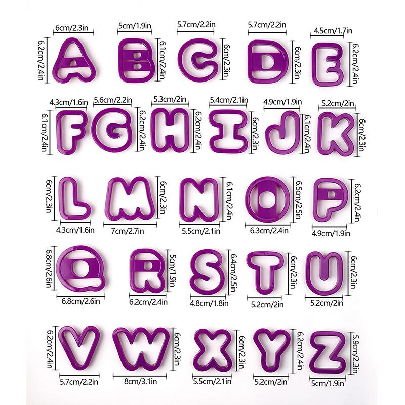 New Plastic Cake Mould DIY Alphabet Letter Impress Biscuit Cookie Cutter Press Stamp Embosser Fondant Mold 1 Set Cake Stand