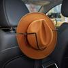 Folding Design Hat Rack For Car, Cowboy Hat Holder For Truck SUV Car(Keep Hat Shape), Automotive Seat Back Hard Hat Holder Car Clothes Hanger, Cowboy