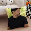 JJoe Manganiello Cushion Cover Throw Pillow Cover Hidden Button Durable Polyester Chair Cushion