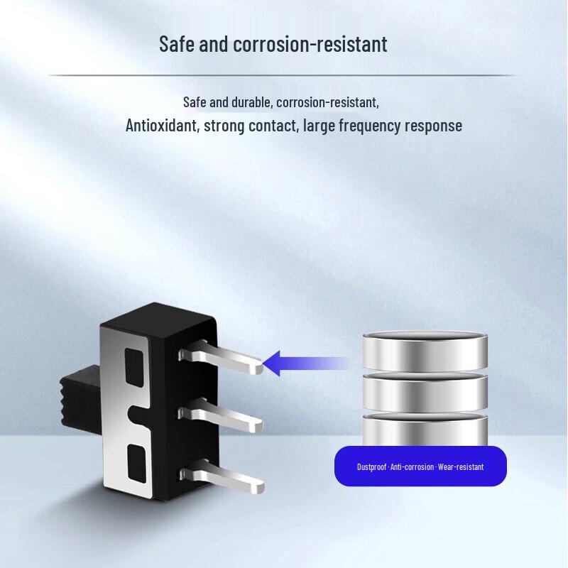 HUNJUN Miniature 1P2T Slide Switch