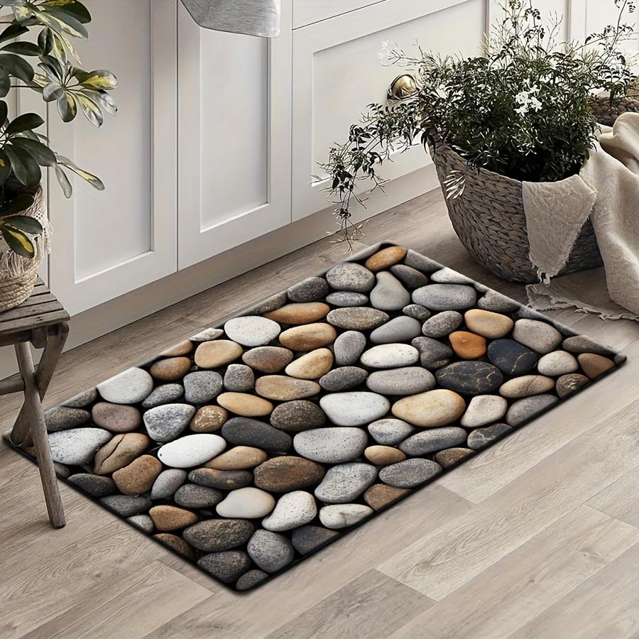 

Нековзкий Легкий Поліестеровий Килимок для Ванної Кімнати, Квадратний Килим Середнього Ворсу з Поліпропіленовою Основою, Фланелевий Доріжка для Спальні, Для Внутрішнього Використання Ручне Прання 23.62X35.43in/60X90cm