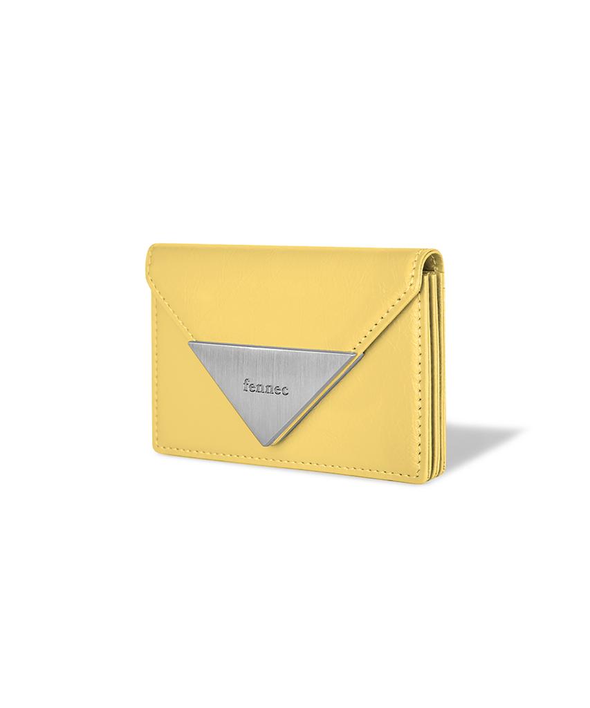 Fennec Crinkle Triangle Accordion Pocket - Marigold