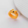 2023 New Fashion Elegant Student Ring Temperament Lovely Cartoon Ring Simple Bear Ring
