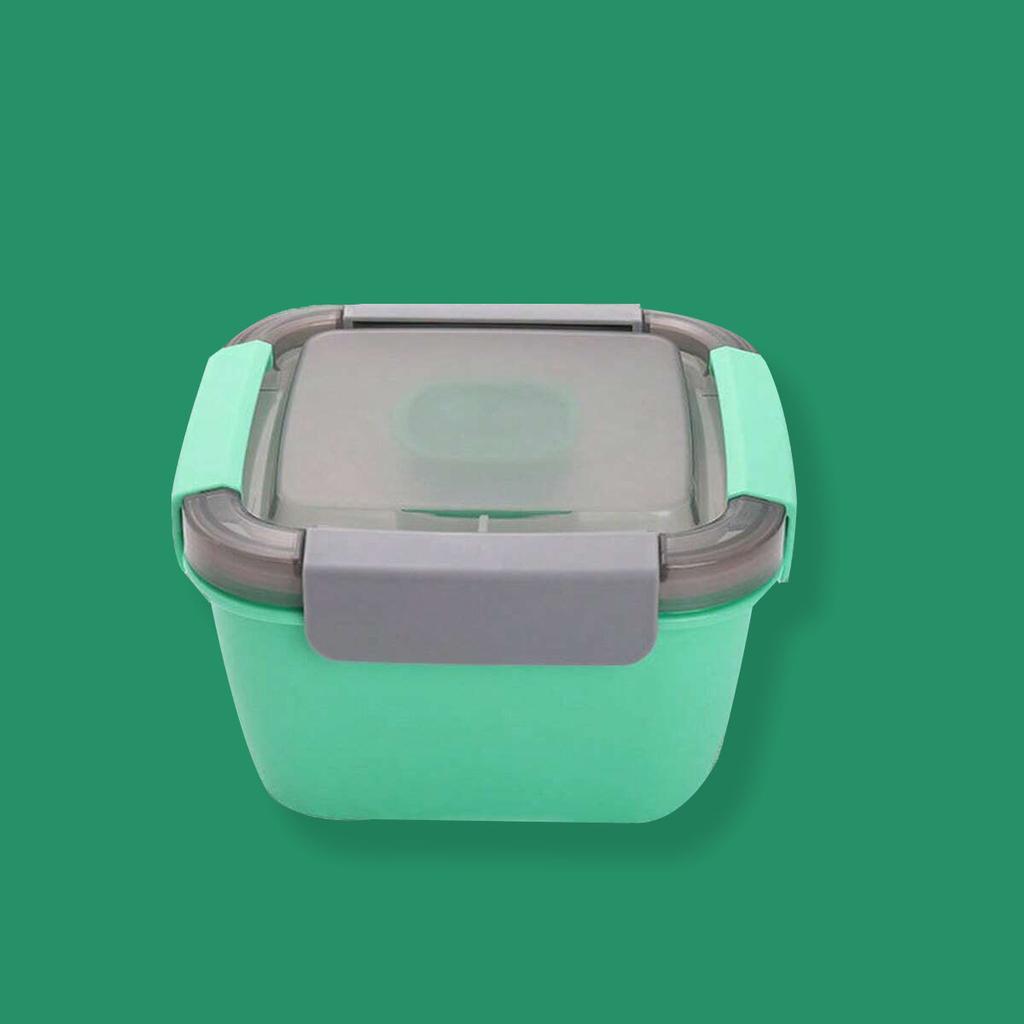 1pc Leakproof Lunch Box Double Layer High Capacity Food Container Travel Hiking Office School Portable Heating Bento Box