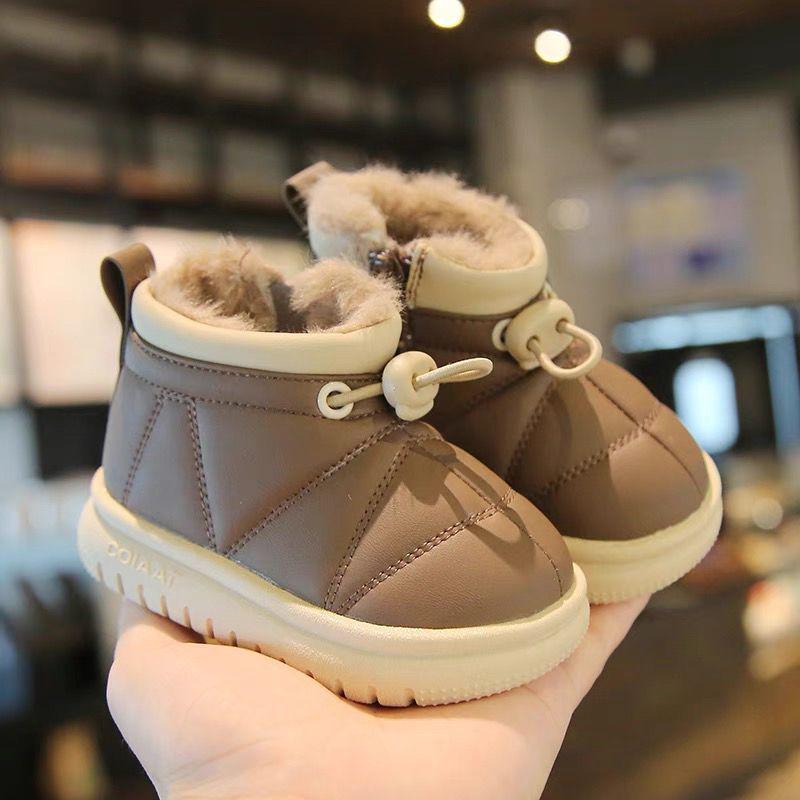 Warm Velvet Toddler Shoes - Cotton Snow Boots for Girls & Boys