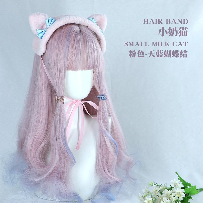 

Олита Лолита бант ручная работа украшения девушка милые медвежьи ушки повязка на голову головной убор аксессуары для волос