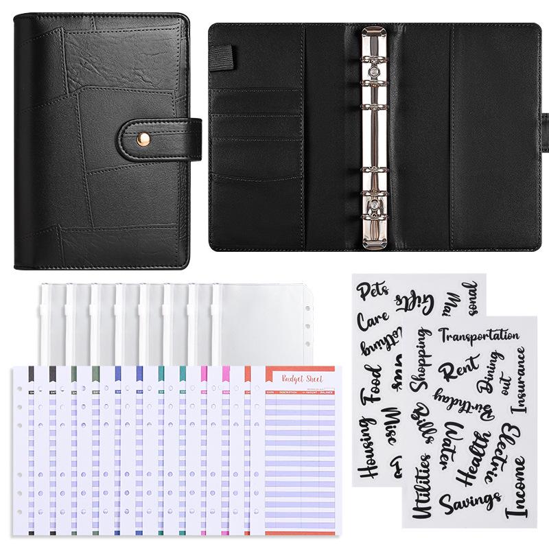 A5 Large Capacity Removable Loose-Leaf Notebook: Simple Design for Students