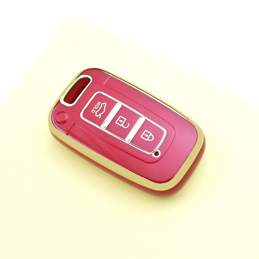 Auto Keychain Tpu Keyless Car Key Case Cover For Kia Soul Hyundai Solaris Hb20 Rohens Sonata 8 Sr Ix35 Elantra I30 Veloster