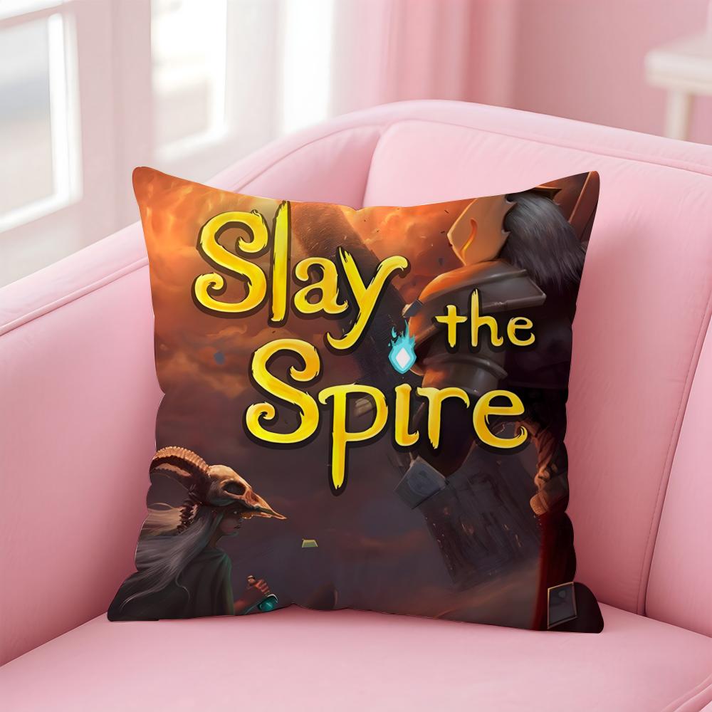 game Slay the Spire Cushion Cover Comfortable Reversible Pillow Cover Ideal for Car Sofa Bedroom & Beyond