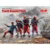 ICM 1/35 French Zouave Soldiers 1914 Plastic Model Kit 35709