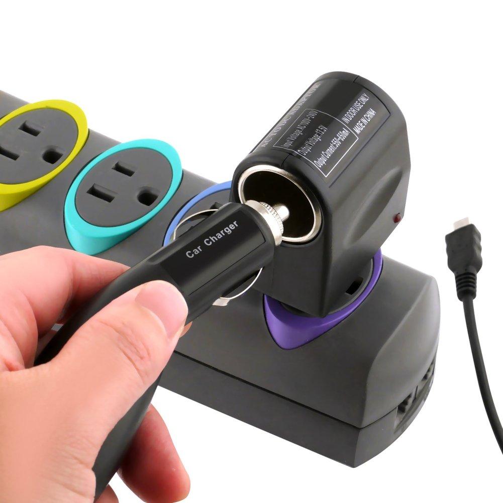 

Universal AC to DC Car Socket Adapter (US Plug) чёрный