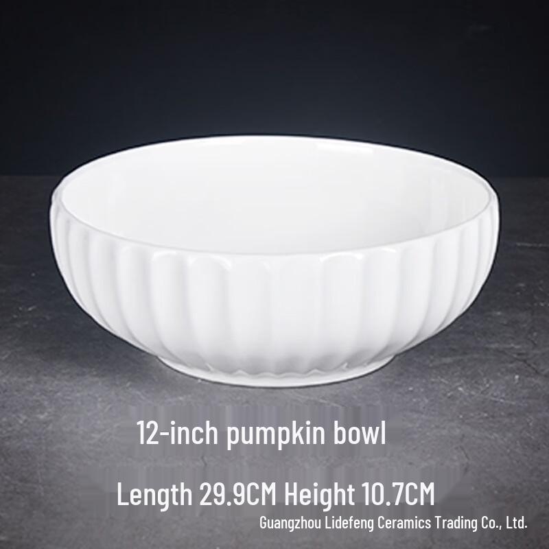 ZISIZ Ceramic Pumpkin Soup Bowl