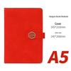 Personalized Soft Leather Diary with Buckle - Elegant Business Gift Notebook
