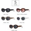 Fashion Oval Women Sunglasses Shades Uv400 Brand Designer Mens Retro Round Leopard Sun Glasses Modern Sunglasses For Women