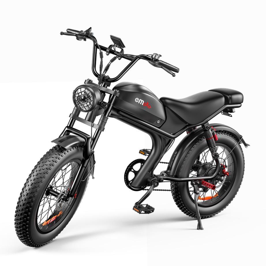EMOKO C93 Off-Road Electric Bicycle Single Drive 1000W Motor 48V20Ah Battery Electric Bike 20 *4 Inch Fat Tires E-Mountian Bike For Adult