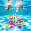 Summer-Appropriate Children's Pool And Diving Pool Toys, Diving Game Treasure Chest Toy Set.