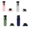 650ml Sports Water Bottle Silicone Folding Water Cup Drinkware Foldable Water Bottle  Camping