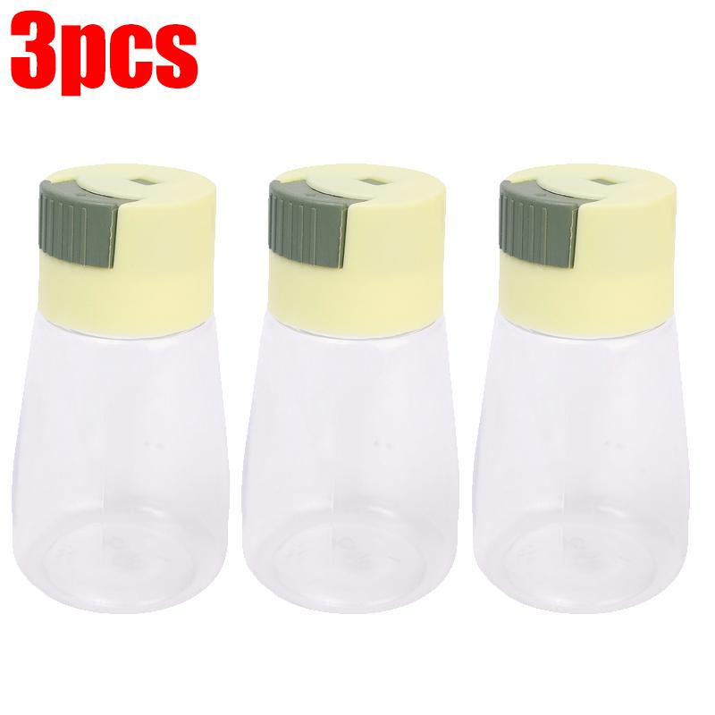 Kitchen Quantitative Salt Shaker Metering Seasoning Bottle Spice Pepper Sugar Dispenser Can Condiment Storage Jar Containers