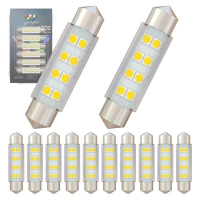 WiseShine DC24V 41mm 42mm Soffitten-Leselicht LED-Birne 578