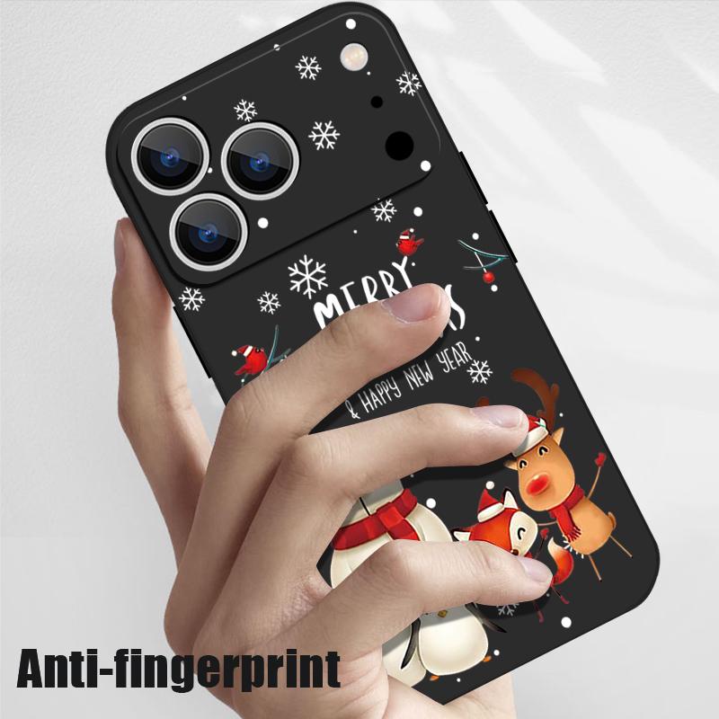 Cute Snowfield Pattern TPU Soft Silicone Case For iPhone 17 Pro Max 16E 16 15 14 13 Pro Max 12 Pro 11 Shockproof With Lanyard Phone Cover Fundas