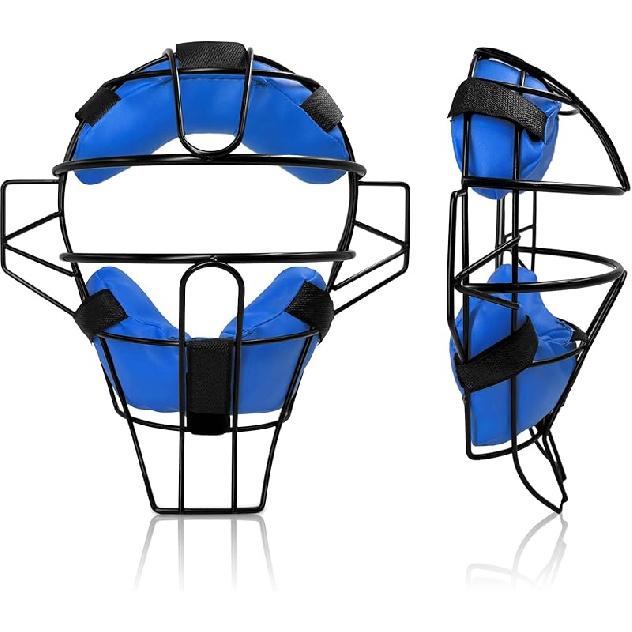 Baseball Catcher Mask Umpire Mask,Full-Face Protection Mask for Baseball,Lightweight Secure Fit Provides Maximum Protection and Comfort – Does Not