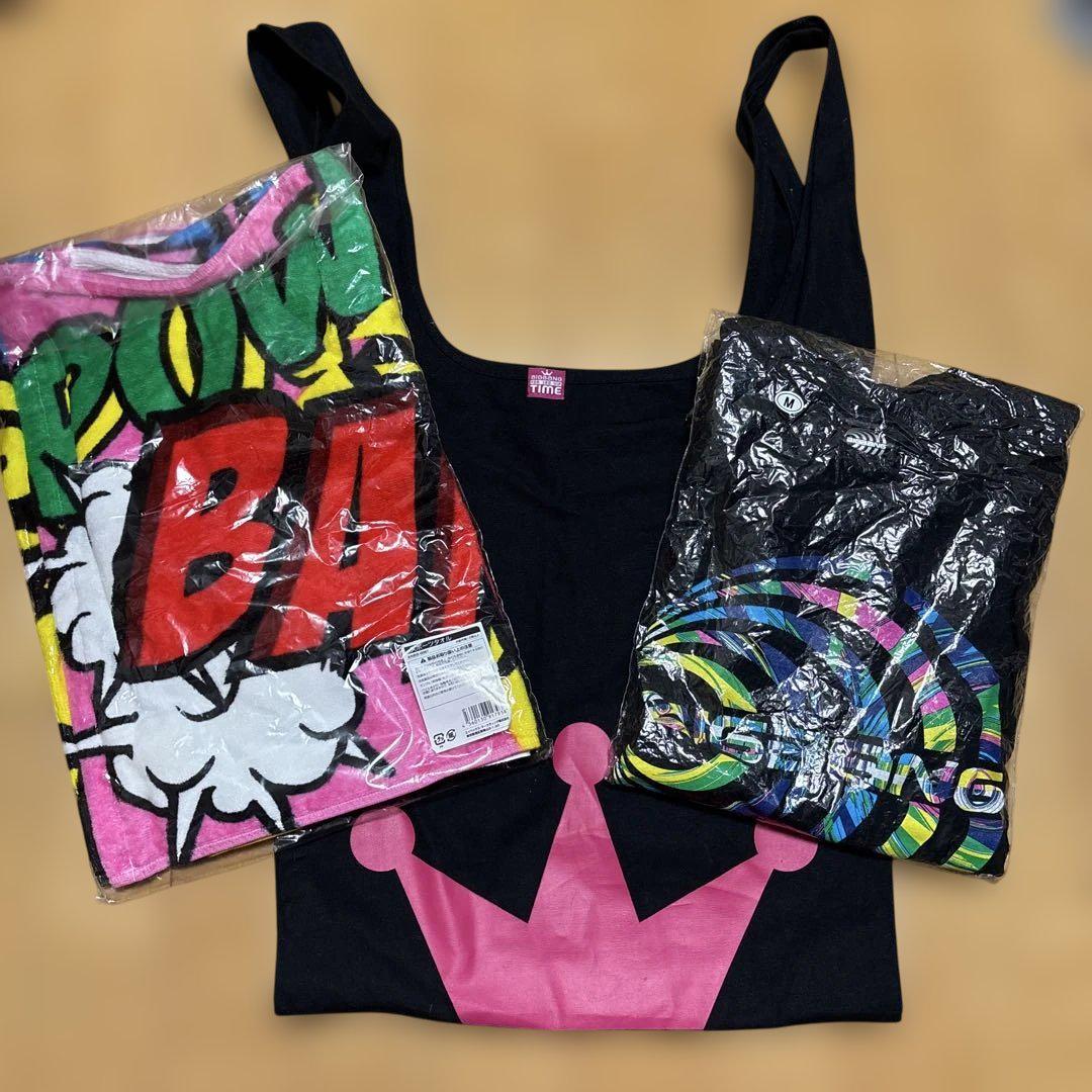 

[USED] BIGBANG 2011 Official Tour T-shirt & Sports Towel & VIP Crown Logo Bag