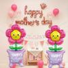 1pc 61-Inch Standing Smiling Face Flower Oversized Balloon for Mother'S Day Festive Event Atmosphere Decoration Photo Props