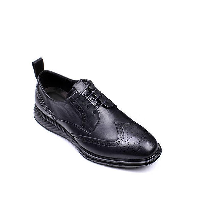 Men s Genuine Leather Brogues - Business Casual, Breathable, British Style. 39