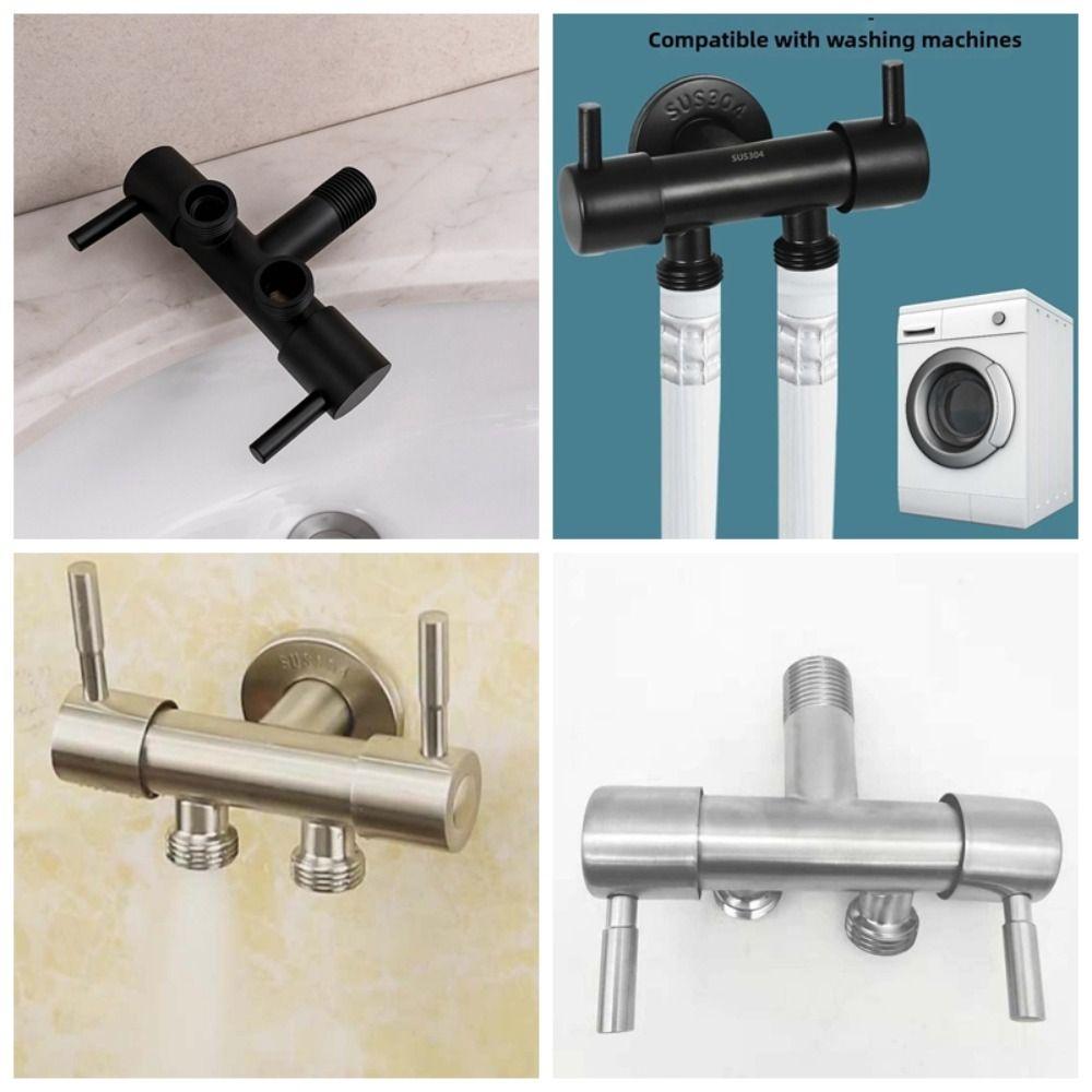 Prevent Water Leakage 3 Way Triage Valves T-Adapter Shower Tap Connector Household Hardware