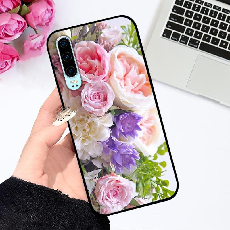 For Huawei P30 Pro Case P 30 Fashion Painted TPU Silicone Soft Phone Cover For Huawei P30 lite Coque Bumper Nova 4e Funda Capa