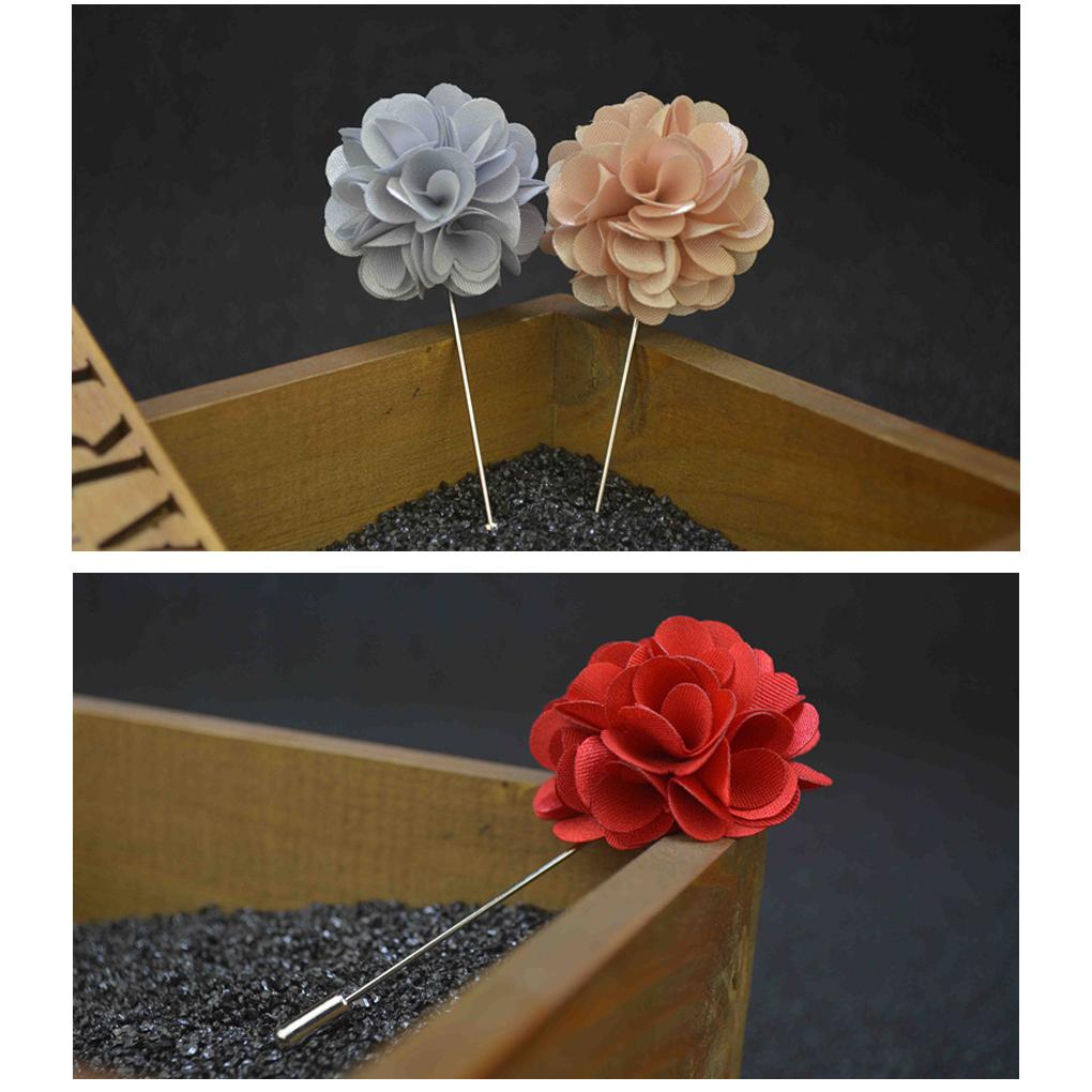 Brooches Lapel Suits Decorations Handmade Pins Wedding Groom Boutonniere Party Collar Coat Clothing Accessories