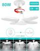 Jornarshar Garage LED Pendant Light, Indoor, 80W, 6000lm, 6500K LED Bulbs, Ceiling Lighting, Easy Installation, No Construction Required, Adjustable