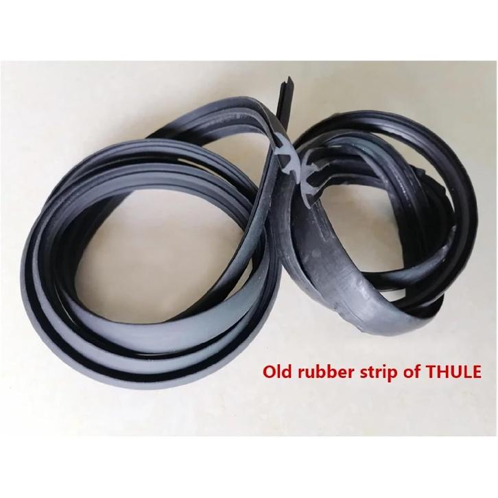 Universal The Car Roof Rack Crossbar Sealing Rubber Strip Reduce Wind Resistance and Noise Used Compatible with