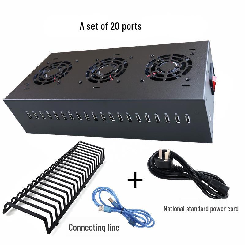 Desktop USB Charging Hub: Multi-Port Splitter with 20/40/60 Ports