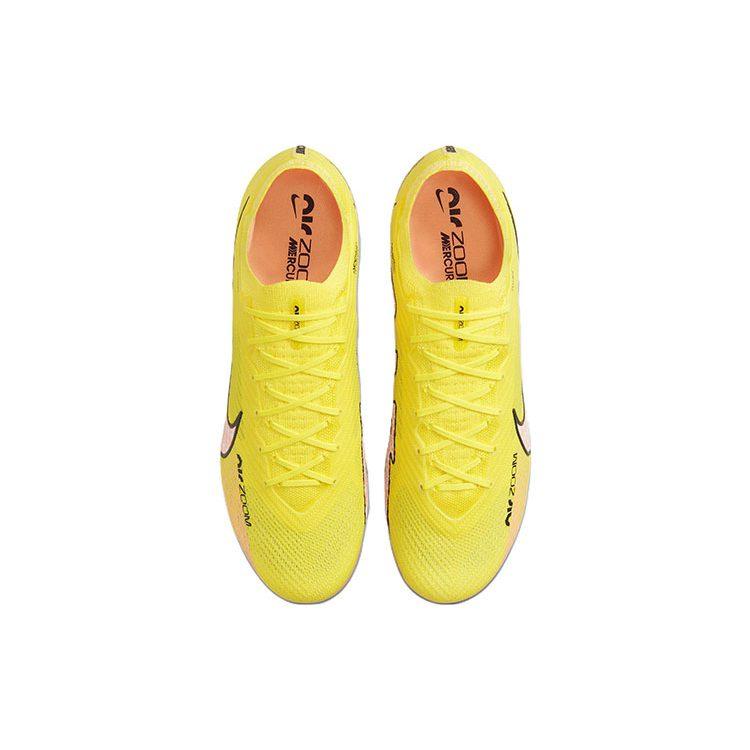 Nike Mercurial Vapor 15 FG Firm Ground Cushioning Slip Resistant Abrasion Resistant Soccer Shoes Men's Yellow Pink DJ4978-780