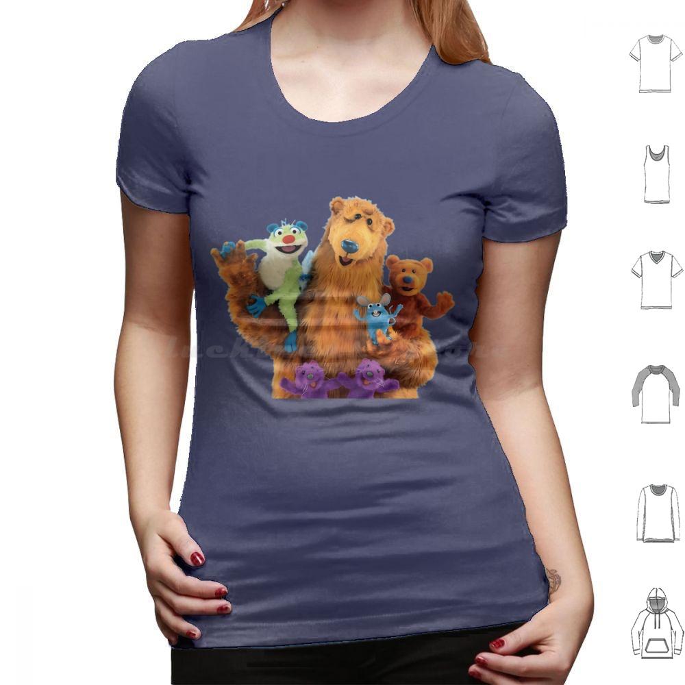 Bear And Friends T Shirt  Cotton Cool Tee Bear In The Big Blue House Bear Nella Grande Blu Bear En La Gran Azul 90 Cartoon
